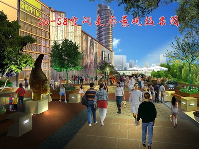 空间走廊钻石广场